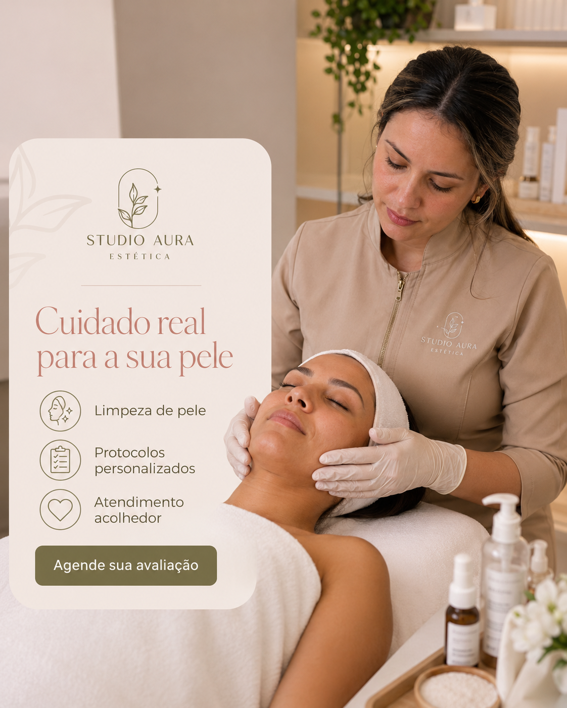 cuidado de pele e bem estar