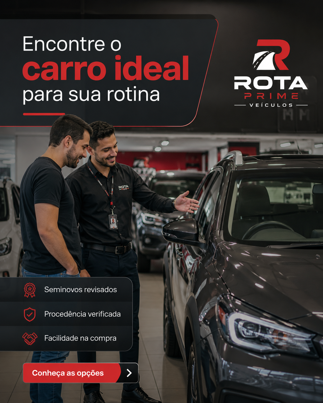 encontre o carro ideal para sua rotina