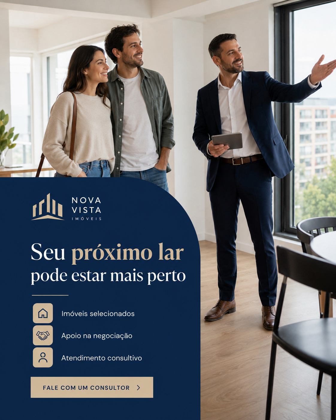visita a um imóvel moderno